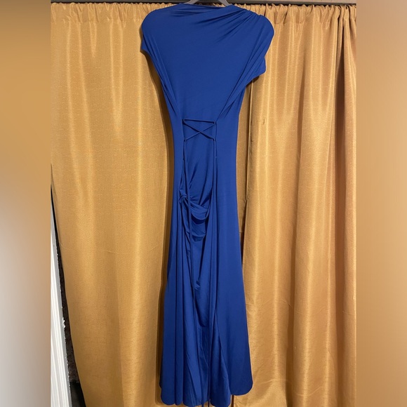 boo hoo royal blue dress - Picture 2 of 2